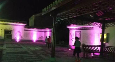 光臣大功率投光燈讓寂靜的村莊變得熱鬧非凡！