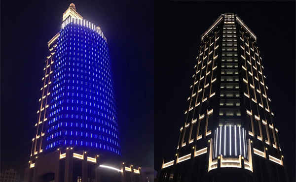 【山東】威海市國(guó)亭大廈亮化工程