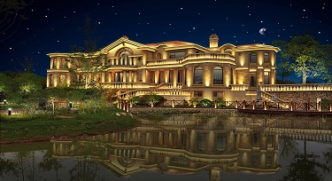 園林式別墅亮化效果完美展現(xiàn)